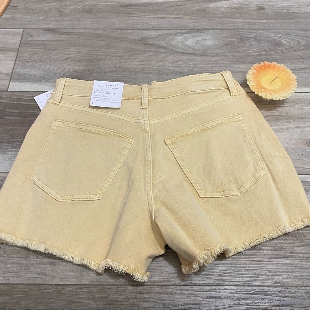 Brand Lauren Conrad High Rise Button Fly Cut-Off Short - Picture 6 of 8